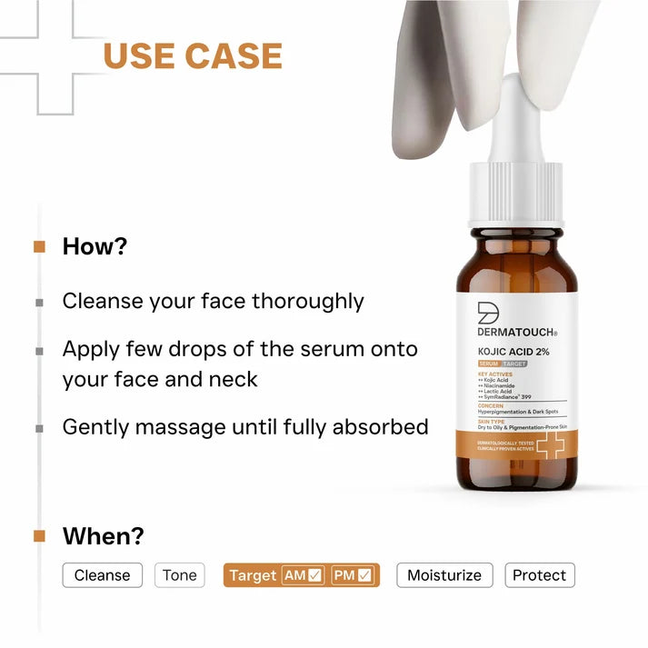 Kojic Acid 2% Serum for Hyperpigmentation & Dark Spots