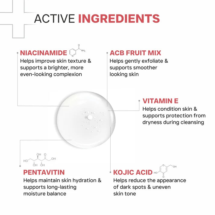 Bright & Even Skin Tone Gentle Cleanser For Dark Spots & Uneven Skin Tone