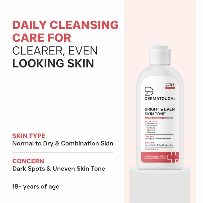 Bright & Even Skin Tone Gentle Cleanser For Dark Spots & Uneven Skin Tone