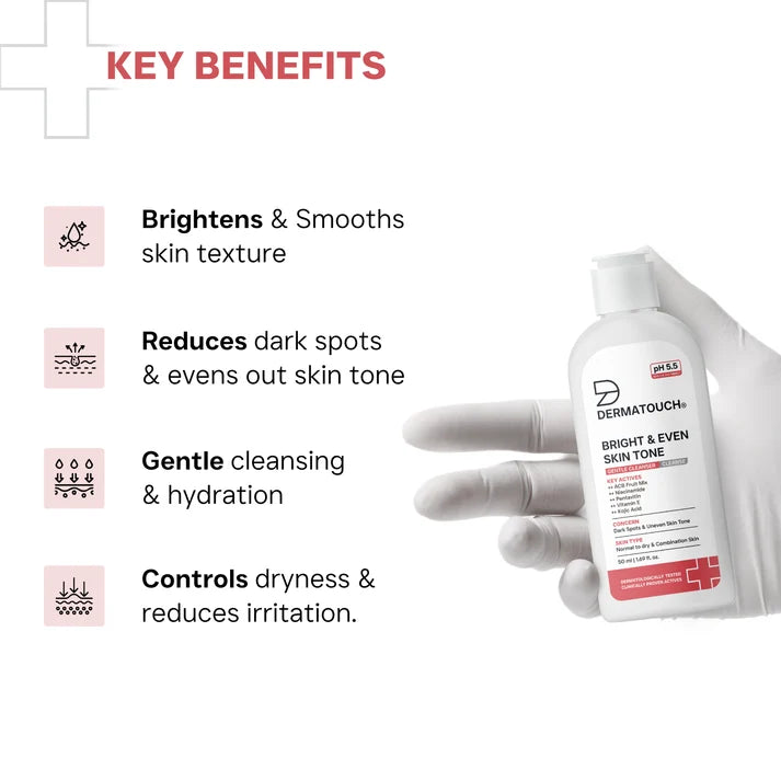 Bright & Even Skin Tone Gentle Cleanser For Dark Spots & Uneven Skin Tone