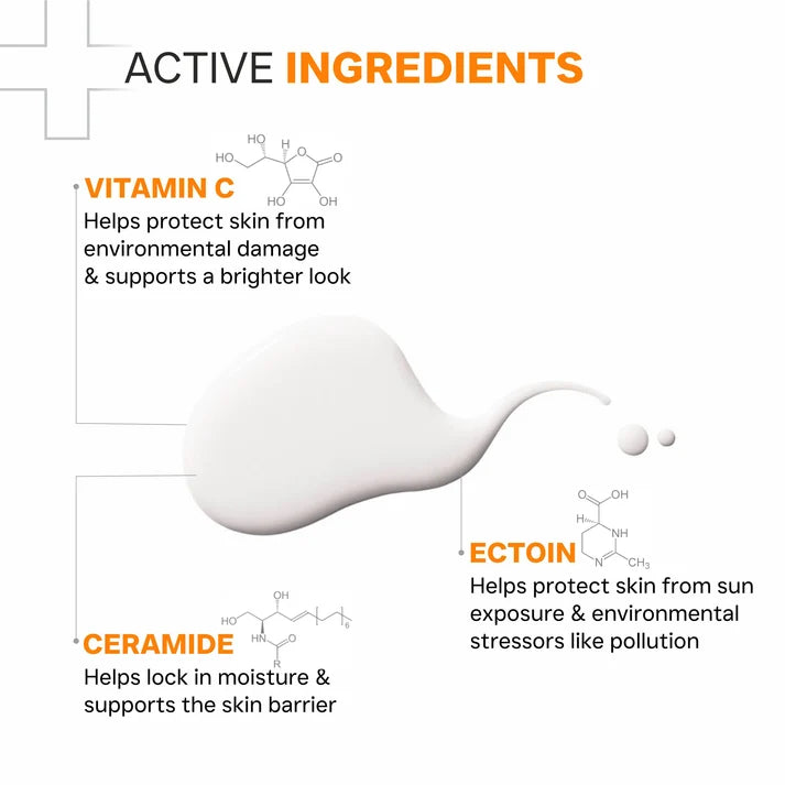 C-Defense UV Glow SPF 50 PA++++ Fluid Sunscreen for Premature Aging & Sunburn (In-Vivo & In-Vitro Tested)