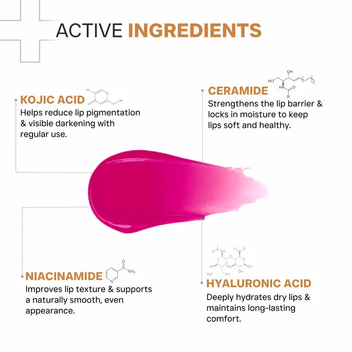 Kojic Acid Ceramide SPF 50 PA+++ Lip Balm for Dry & Discolored Lips