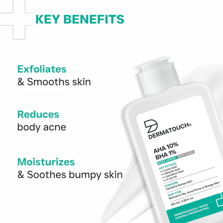 Bumpy Sakin AHA 10% BHA 1% Body Lotion for Tanned & Bumpy Skin – SaveByYou